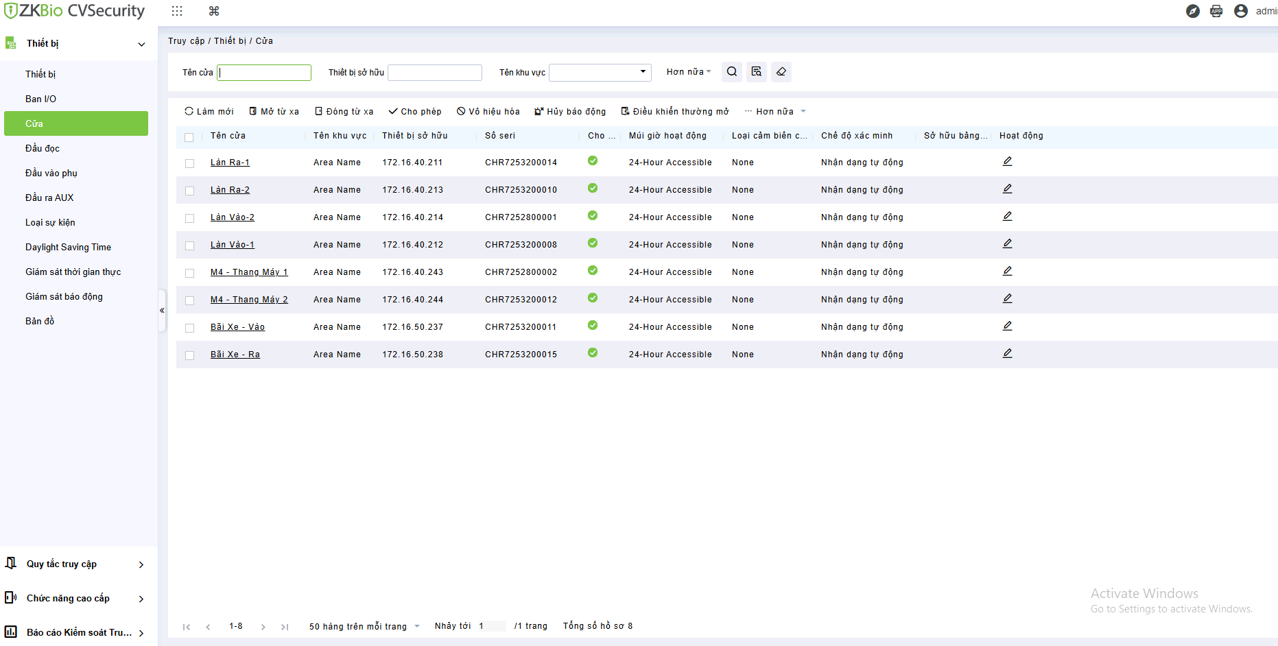 kiểm soát phân làn